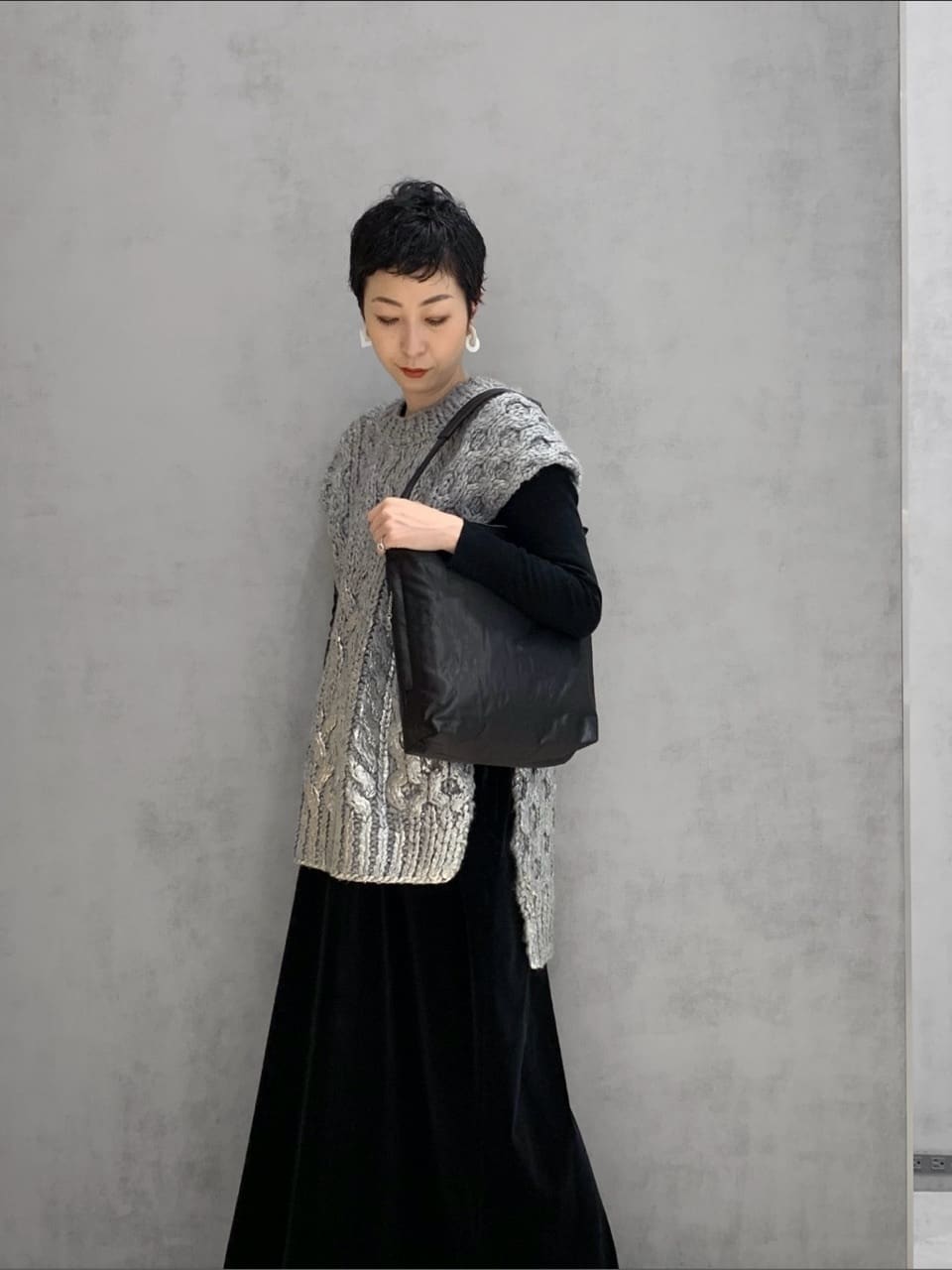 Kさんの「HIROKO HAYASHI｜ENORME（エノルメ）ショルダーバッグ」を使ったコーディネート