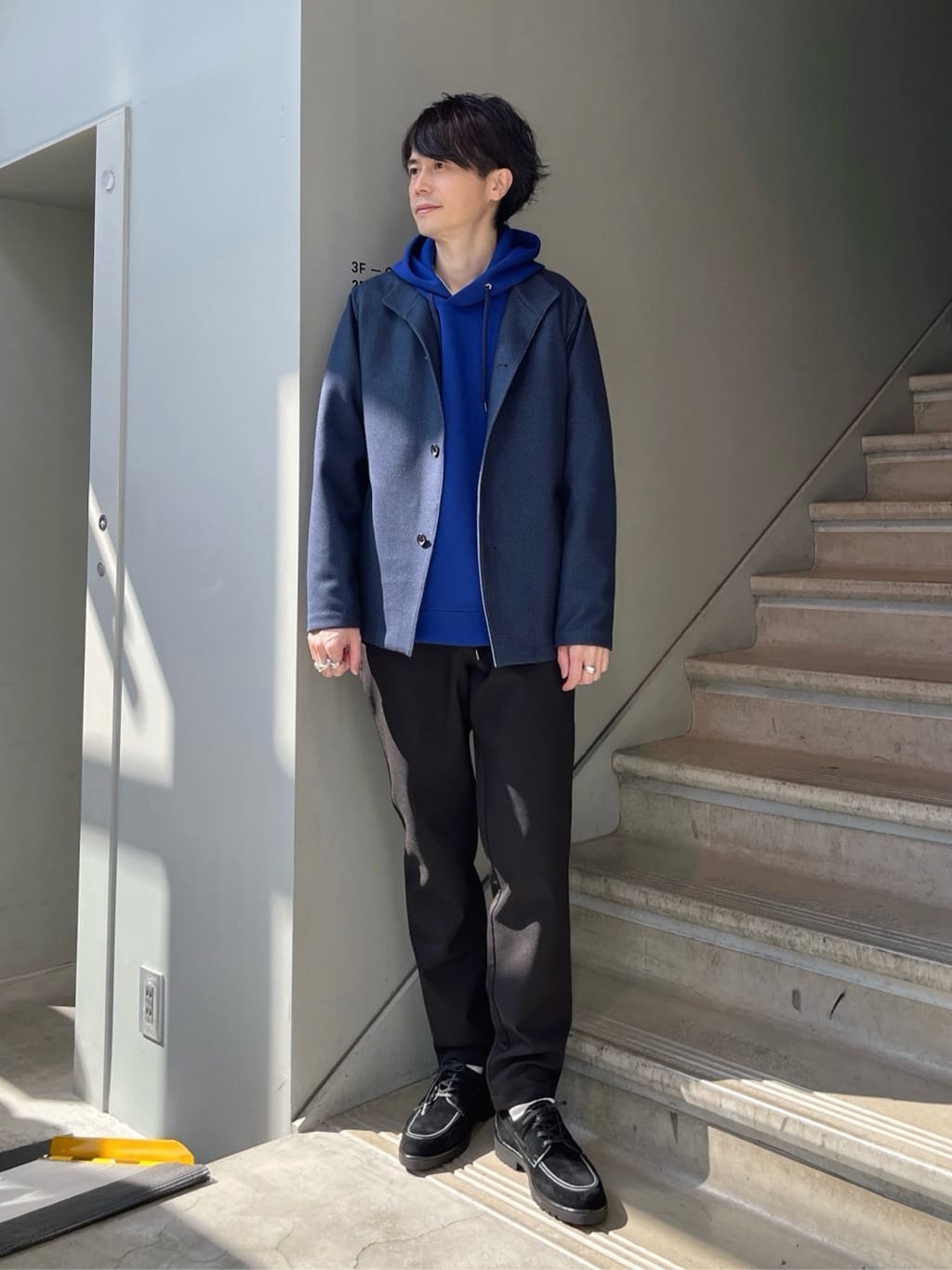 Shintaroさんの「TAKEO KIKUCHI｜【DOWN FABRIC】ダウンファブリック スタンドカラーブルゾン」を使ったコーディネート