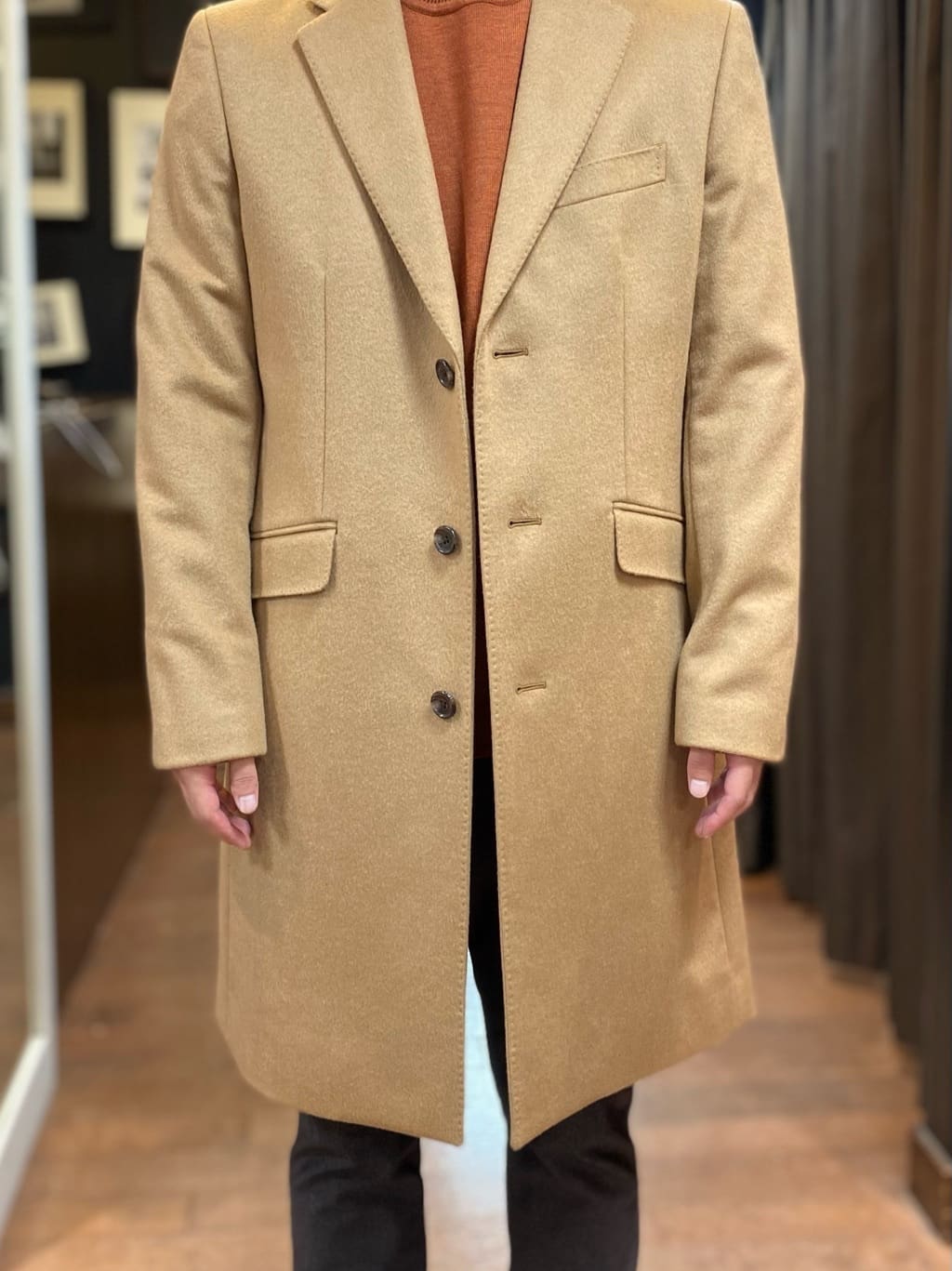 hazuさんの「TAKEO KIKUCHI｜ウールカシミヤブレンド チェスターコート」を使ったコーディネート