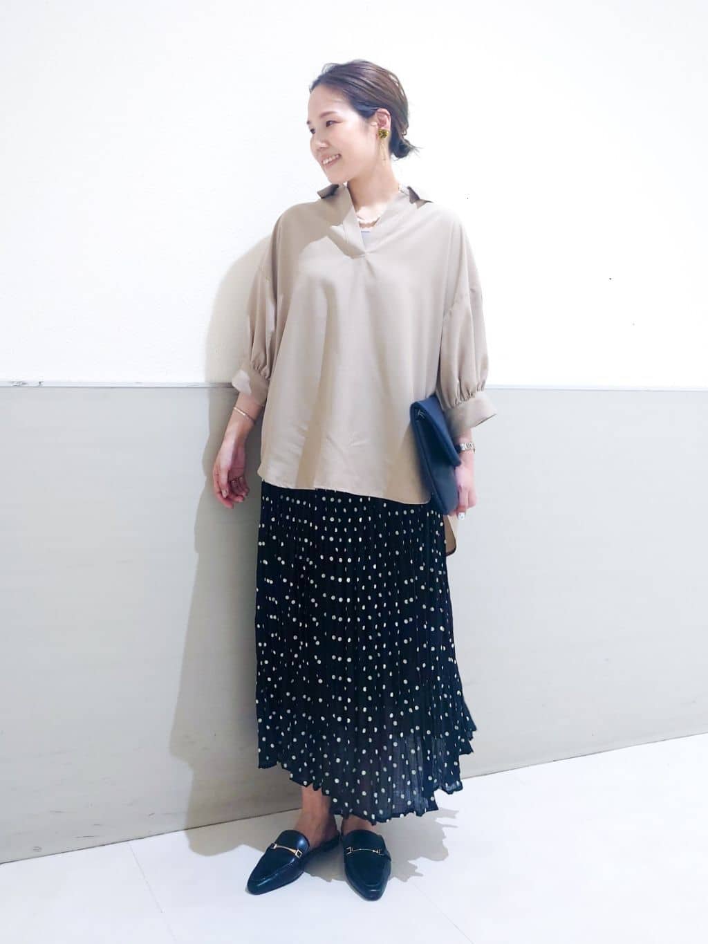 maruさんの「THE SHOP TK｜2WAYクラッチバッグ【冠婚葬祭/ビジネス/セレモニー/パーティー】」を使ったコーディネート