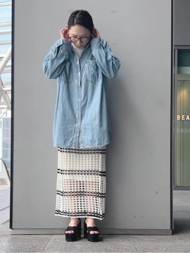 machikoさんの「ESPERANZA｜◆【ラク盛り／サンダル】リピーター続出／脚長美脚　ラク盛り厚底サンダル　24年Ver」を使ったコーディネート