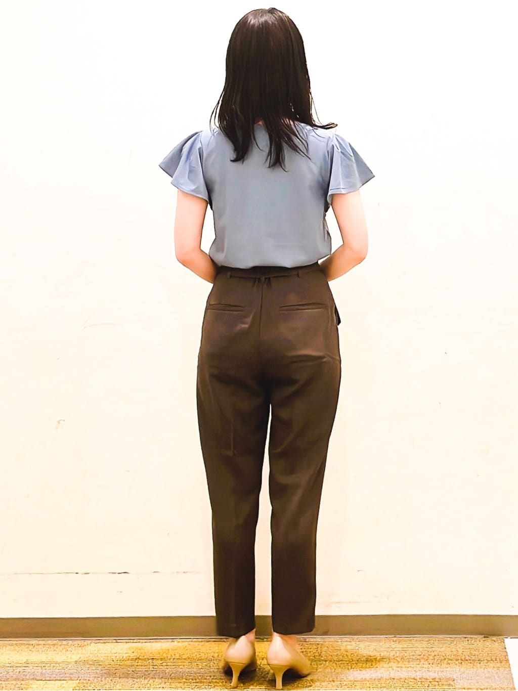 カオハルさんの「index｜【抗菌防臭加工/7cmヒール】ベーシックパンプス/通勤対応」を使ったコーディネート