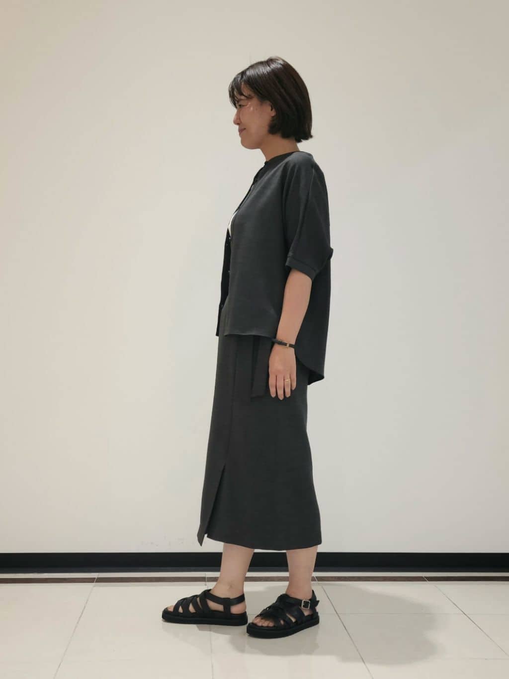 eriさんの「INDIVI｜【日本製】ビスチェインナータンクトップ」を使ったコーディネート