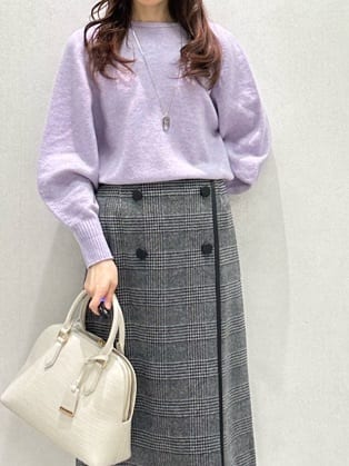 Miwaさんの「UNTITLED｜【日本製／2WAY衿】スタンドカラー ロングコート」を使ったコーディネート