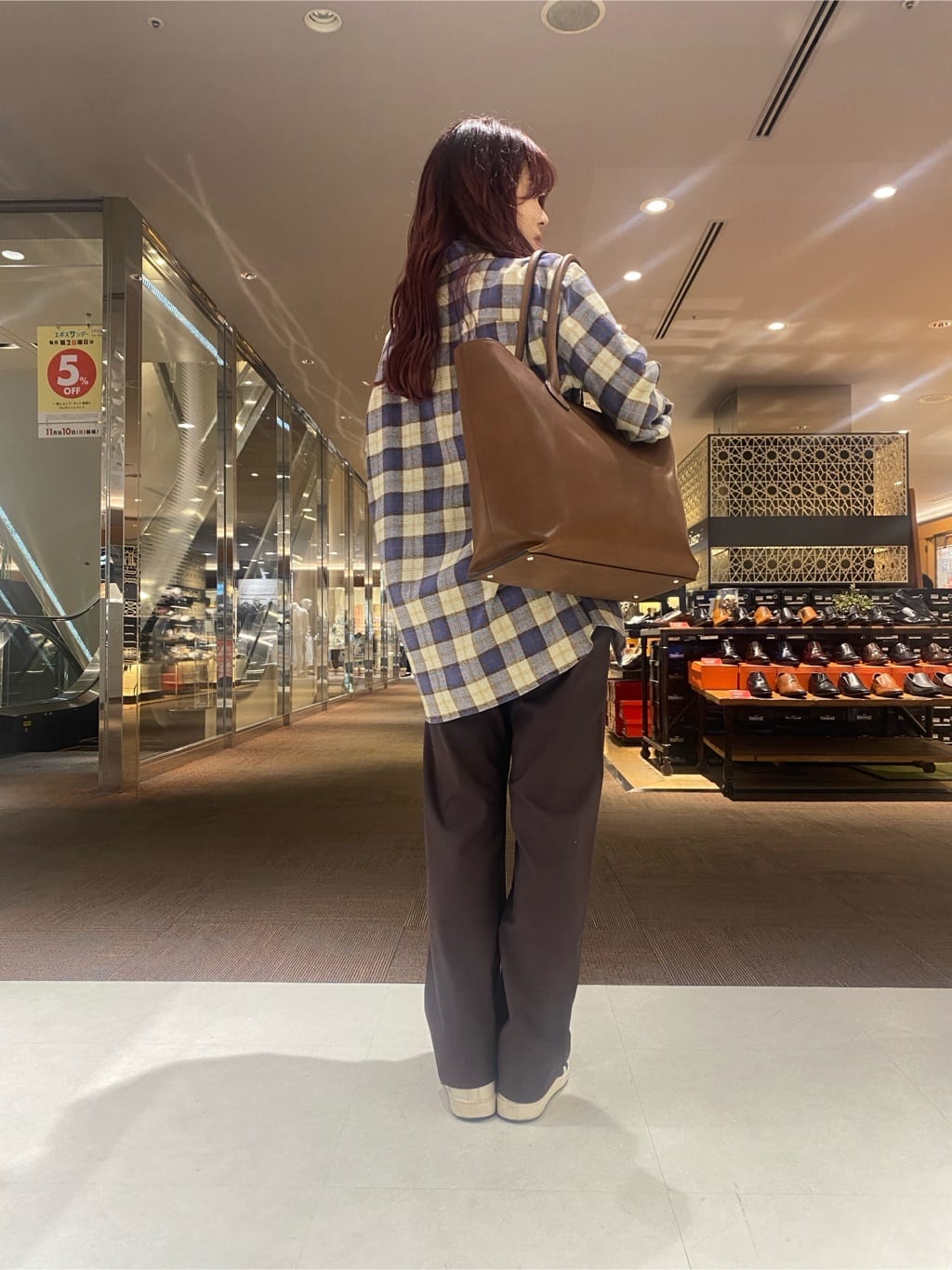 ウミさんの「TAKEO KIKUCHI｜【Made in JAPAN】播州織 ストレッチ パンツ」を使ったコーディネート