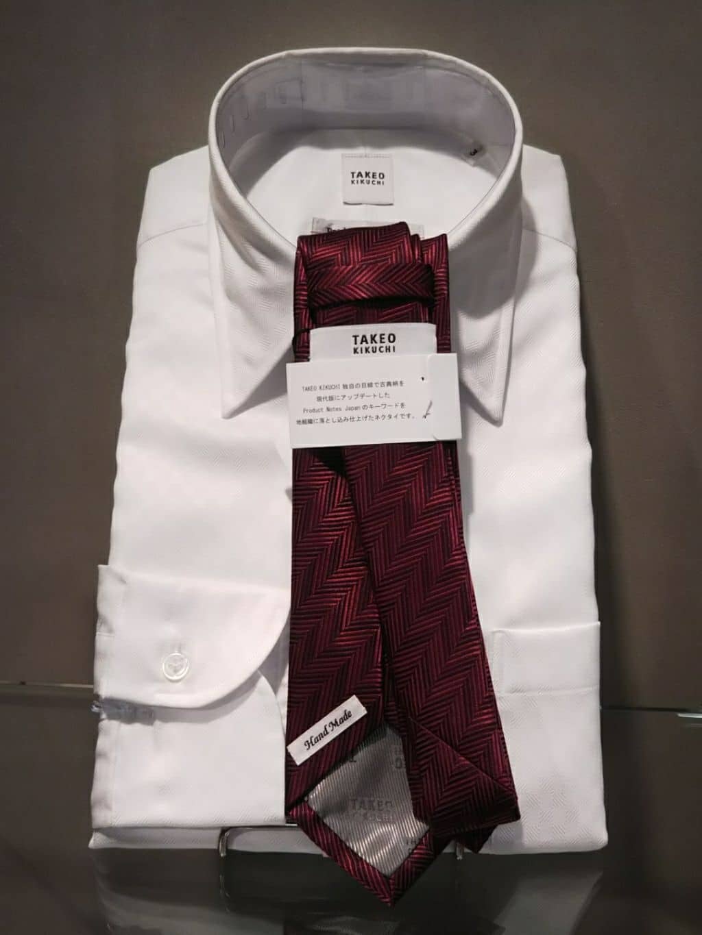 じゅんさんの「TAKEO KIKUCHI｜【Made in JAPAN】矢絣（やがすり）シルクネクタイ」を使ったコーディネート