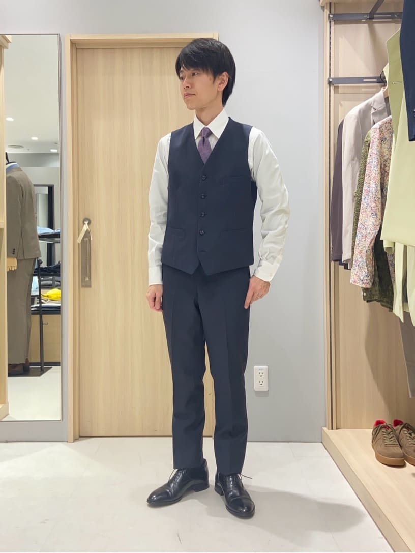 わいずみさんの「TAKEO KIKUCHI｜【Made in JAPAN】ブロード レギュラーカラー ドレスシャツ」を使ったコーディネート