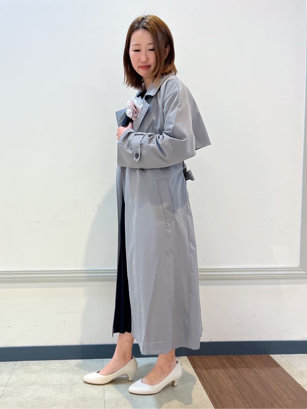 nanaさんの「grove｜【セレモニー対応】フラワーシフォンコサージュ」を使ったコーディネート