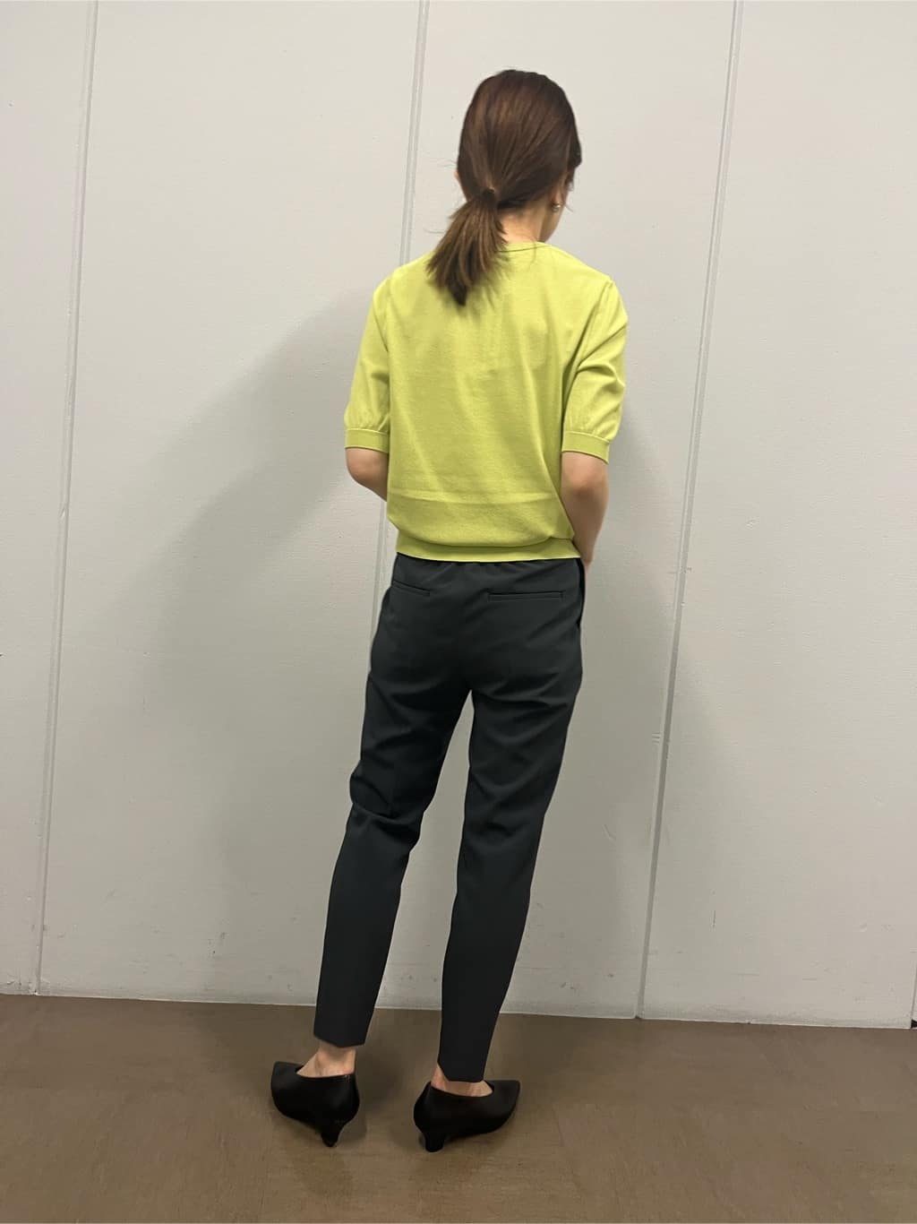 shokoさんの「INDIVI｜【定番スーツ/洗える/UVケア】ストレッチノーカラージャケット」を使ったコーディネート