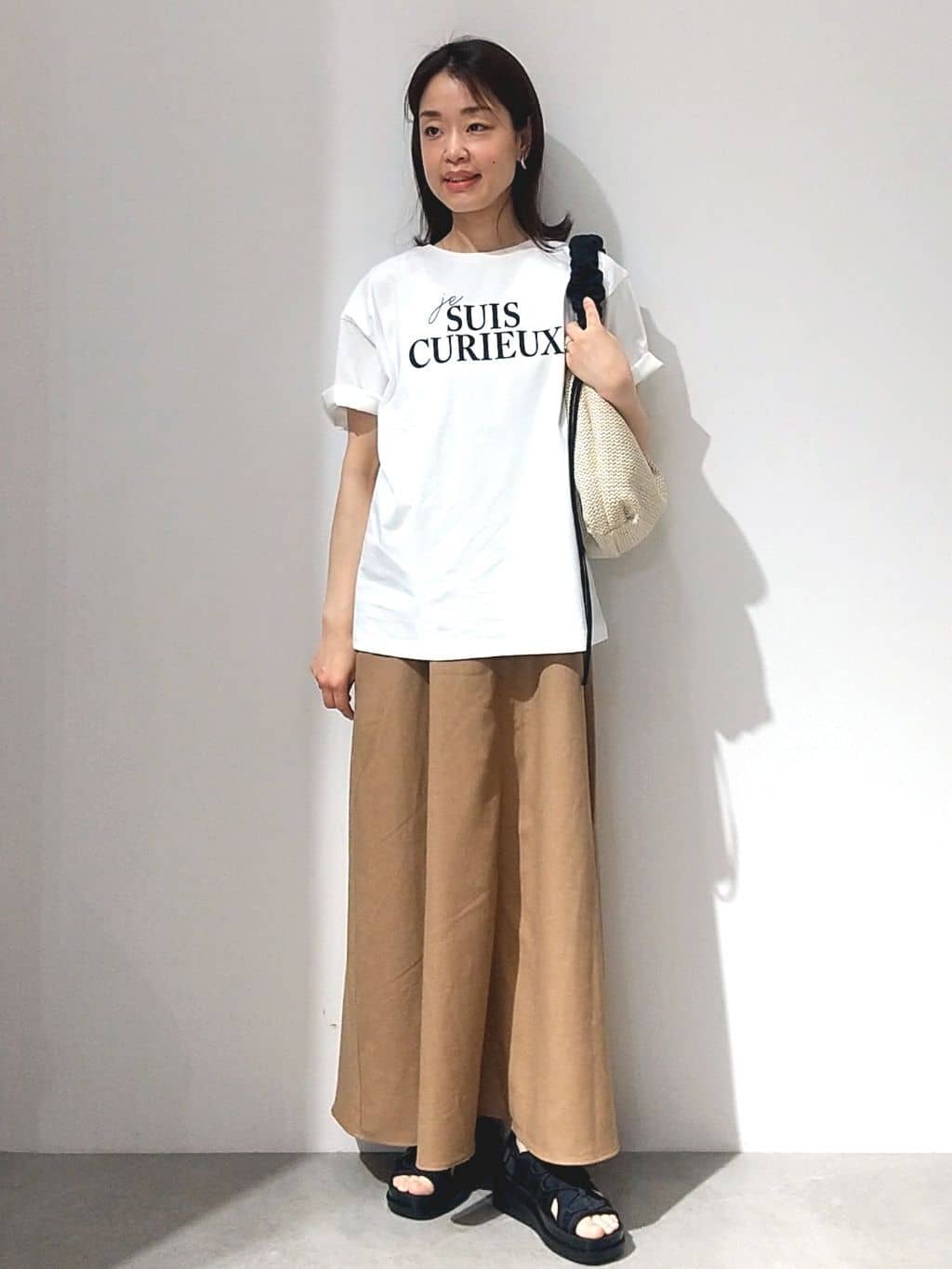 Matsuさんの「OPAQUE.CLIP｜リブタンクトップ【洗濯機洗い可】」を使ったコーディネート