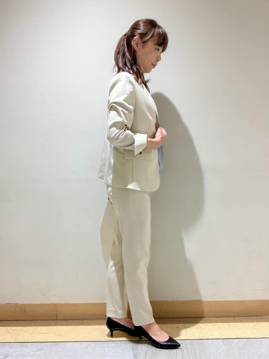ひろみさんの「UNTITLED｜【日本製・本革】Comfit Dresser Pumps（コンフィットドレッサーパンプス）」を使ったコーディネート