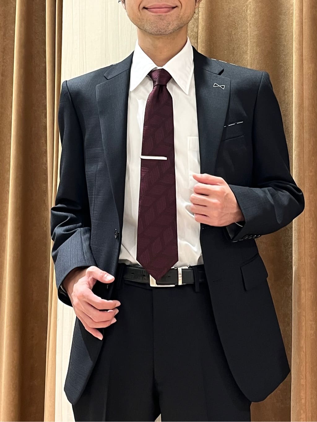 URAさんの「TAKEO KIKUCHI｜【Made in JAPAN】ブロード レギュラーカラー ドレスシャツ」を使ったコーディネート