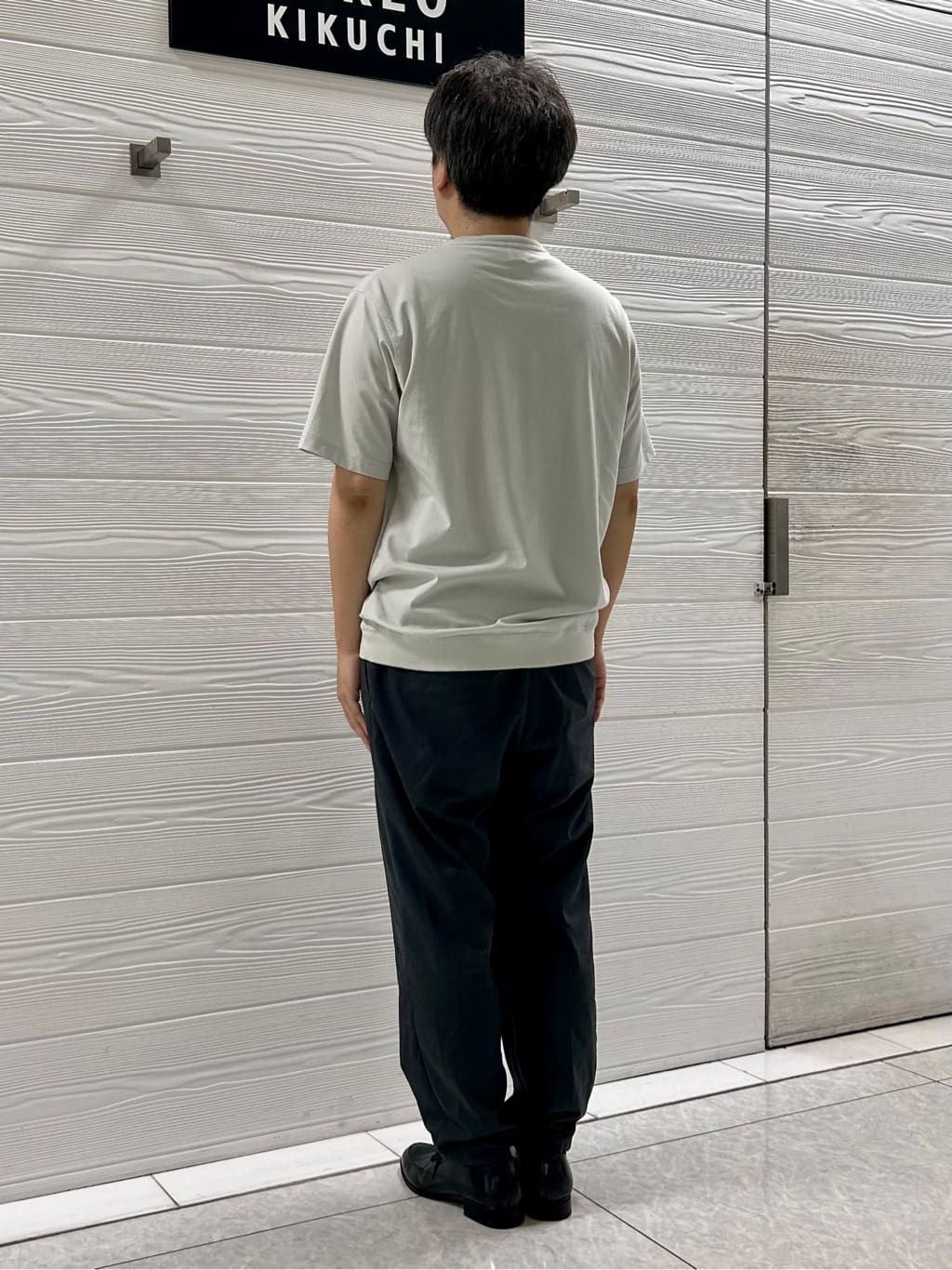 すーさんの「TAKEO KIKUCHI｜【抗菌防臭／5サイズ展開】ハイゲージポンチ Tシャツ」を使ったコーディネート