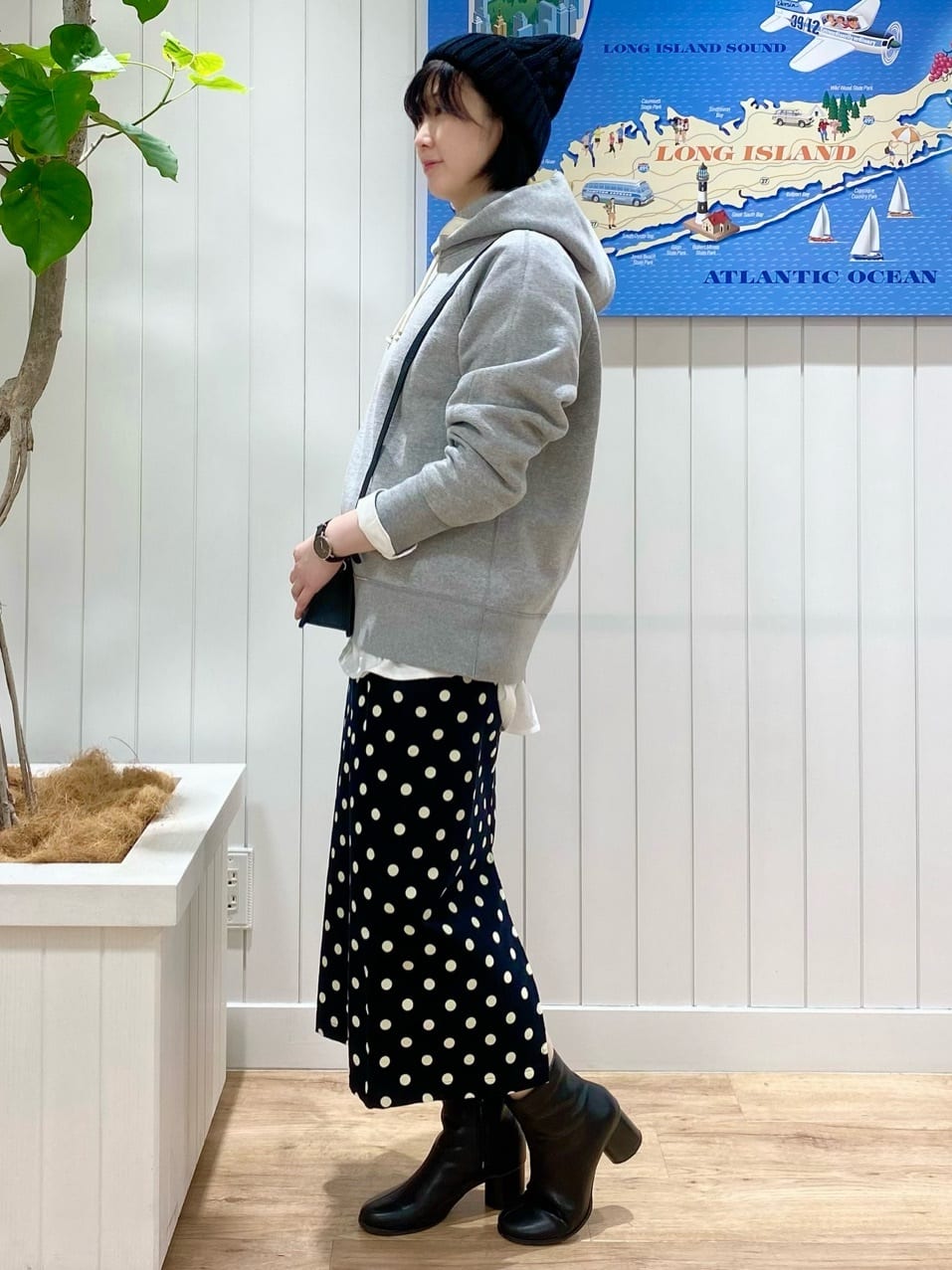 naruさんの「Dessin｜【ユニセックス・日本製・洗える】吊り裏毛フーデッドスウェット」を使ったコーディネート