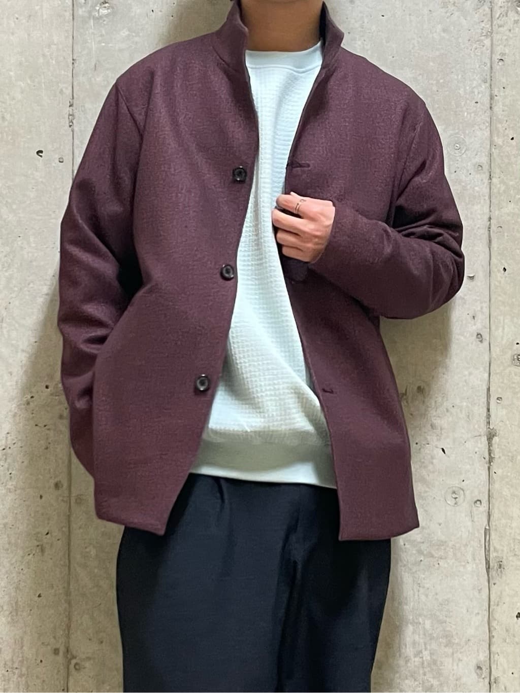 すずきさんの「TAKEO KIKUCHI｜【DOWN FABRIC】ダウンファブリック スタンドカラーブルゾン」を使ったコーディネート