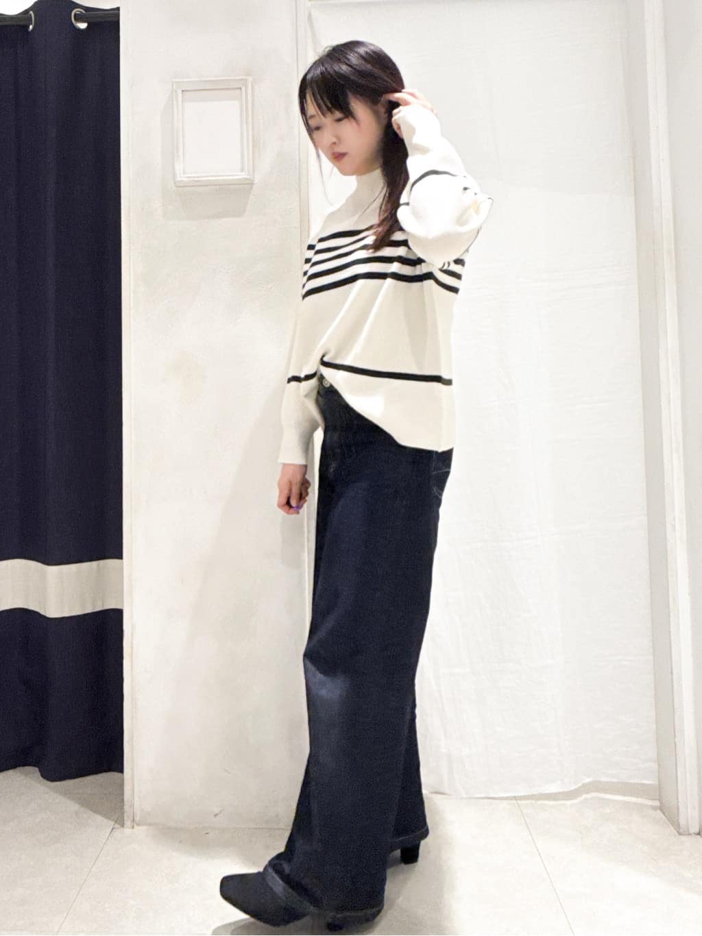 MaiMaiさんの「grove｜【SOMETHING&times;grove別注】LISAWIDE DENIM PANTS」を使ったコーディネート