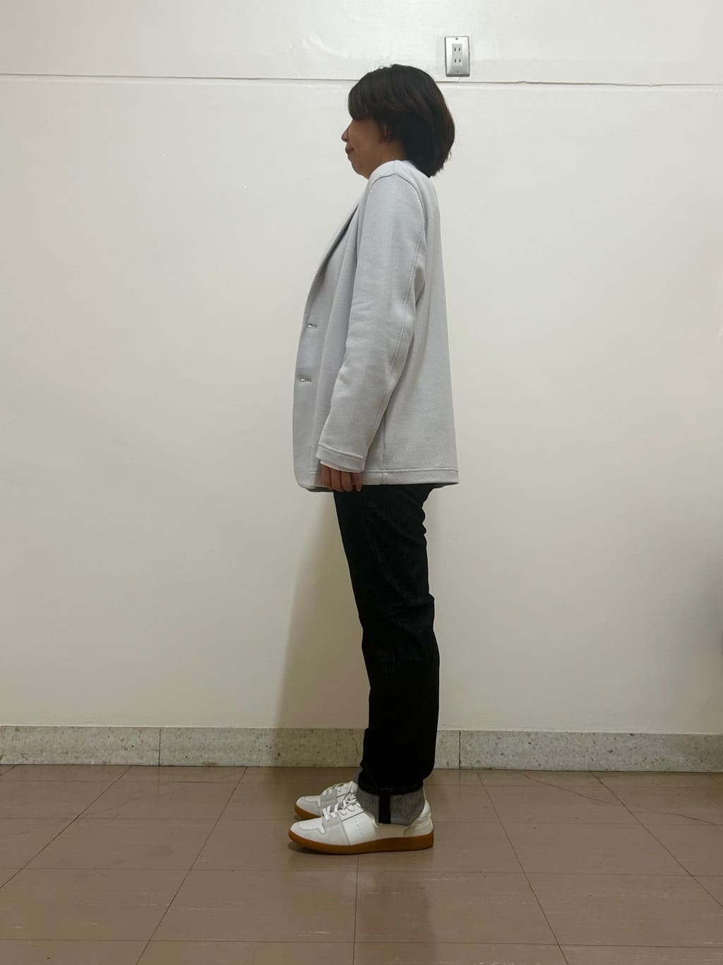 okaさんの「TAKEO KIKUCHI｜【モンスターストレッチ】日本製 ワンウォッシュ デニムパンツ」を使ったコーディネート