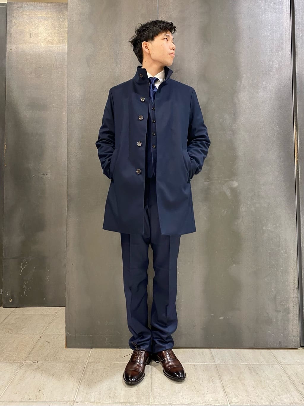 shoumaさんの「TAKEO KIKUCHI｜ストレートチップシューズ[ メンズ ビジネス シューズ 結婚式 ]」を使ったコーディネート