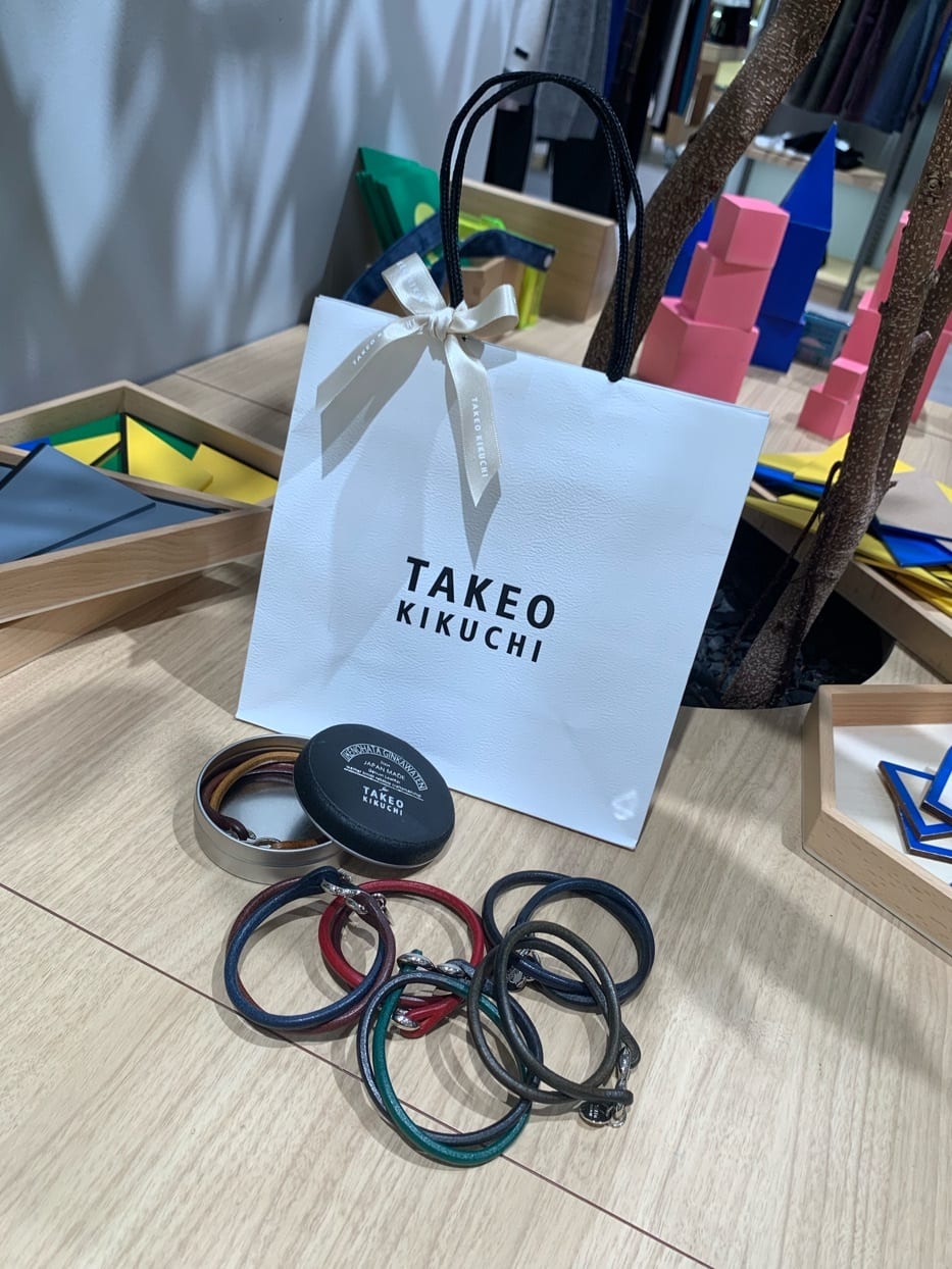 よぴさんの「TAKEO KIKUCHI｜【MADE IN JAPAN】2重巻き 染め分けレザー ブレスレット」を使ったコーディネート