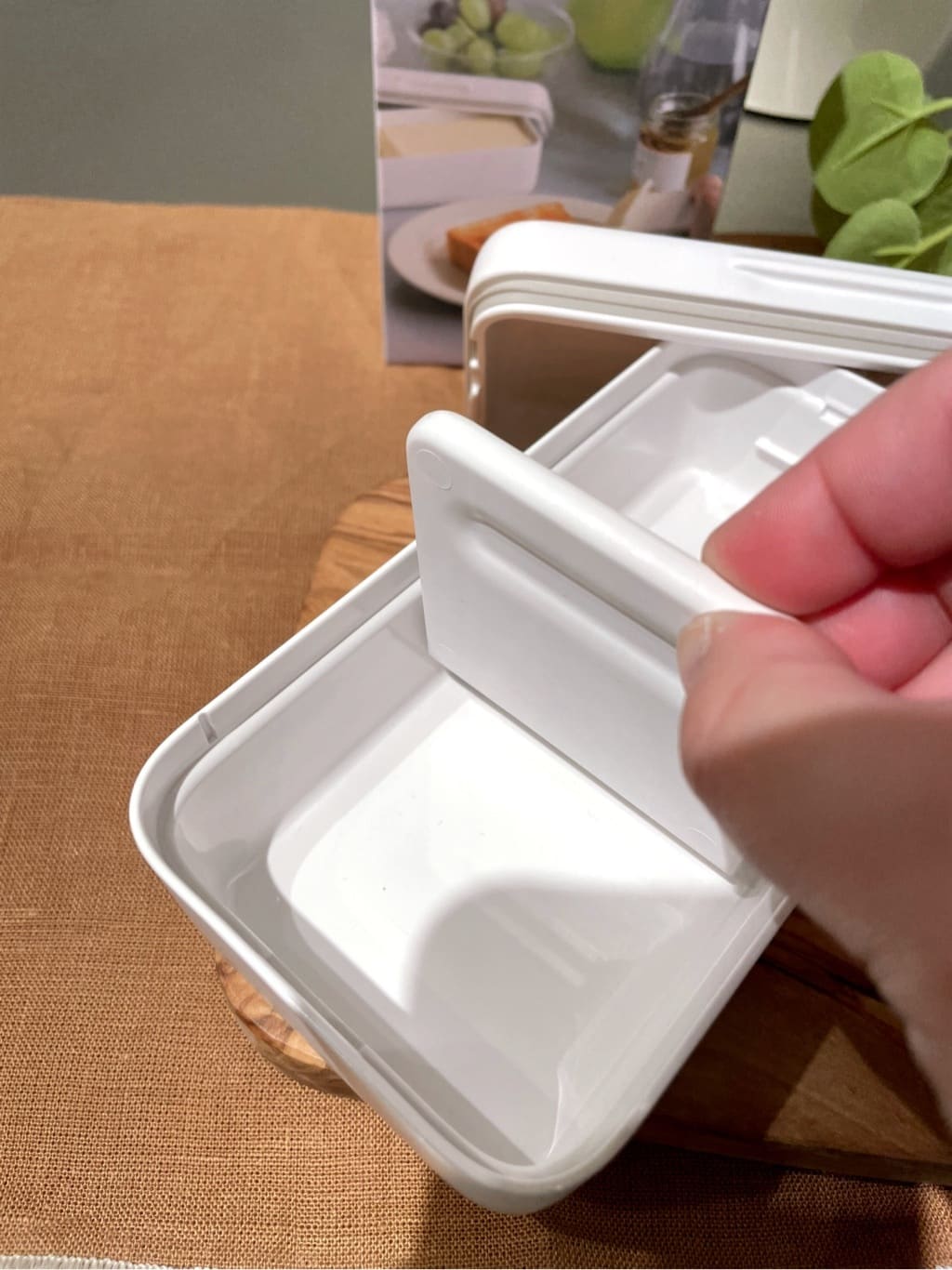 まのちゃんさんの「212 KITCHEN STORE｜バターケース WH K776 ＜marna マーナ＞」を使ったコーディネート