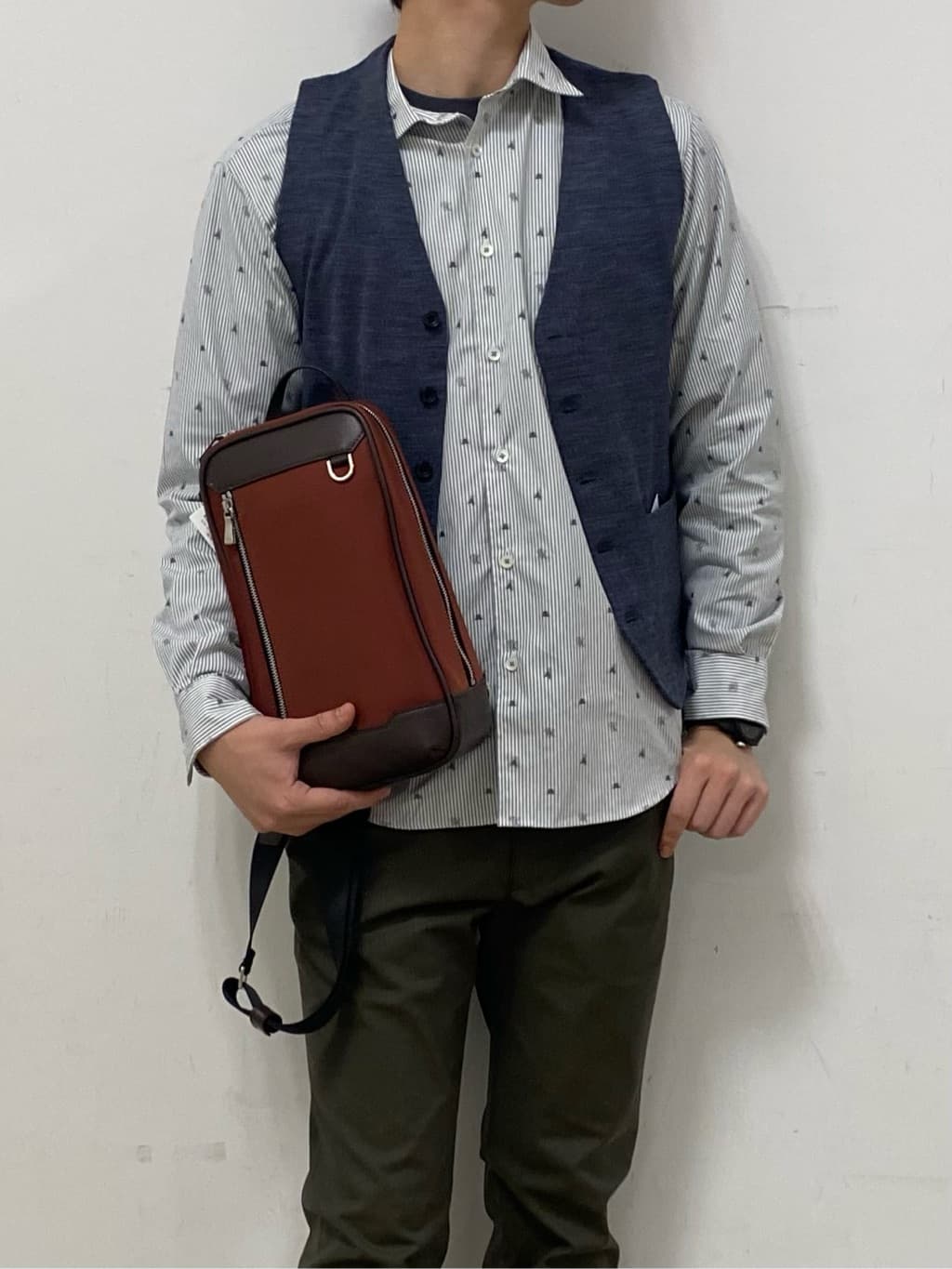 shoumaさんの「TAKEO KIKUCHI｜【全7サイズ&times;8色展開！】トップマルチヘリンボン パンツ」を使ったコーディネート