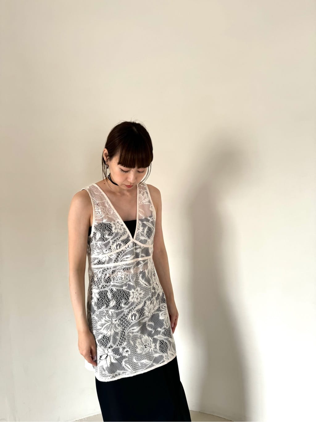 designer yukaさんの「CODE A｜slit jersey skirt」を使ったコーディネート