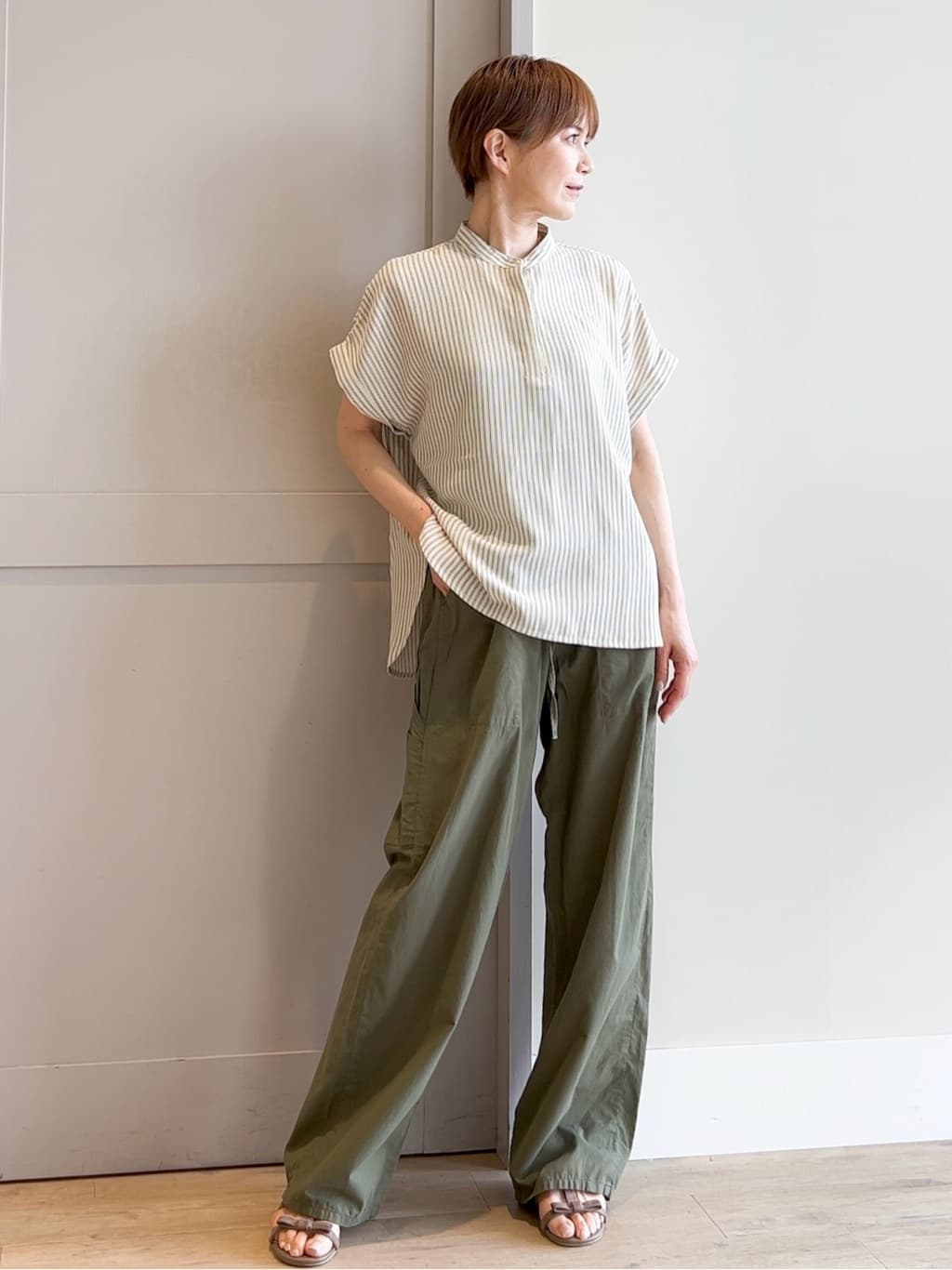 yamakoさんの「grove｜＜Lee&times;grove（別注色あり）＞ PAINTER PANTS」を使ったコーディネート