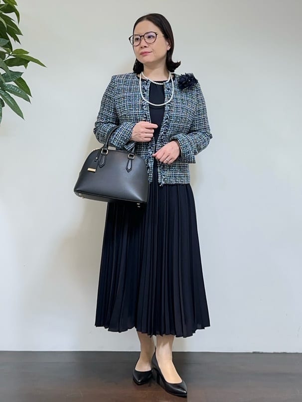 Asamiさんの「UNTITLED｜【追加6/日本製】2連フェイクパールネックレス」を使ったコーディネート