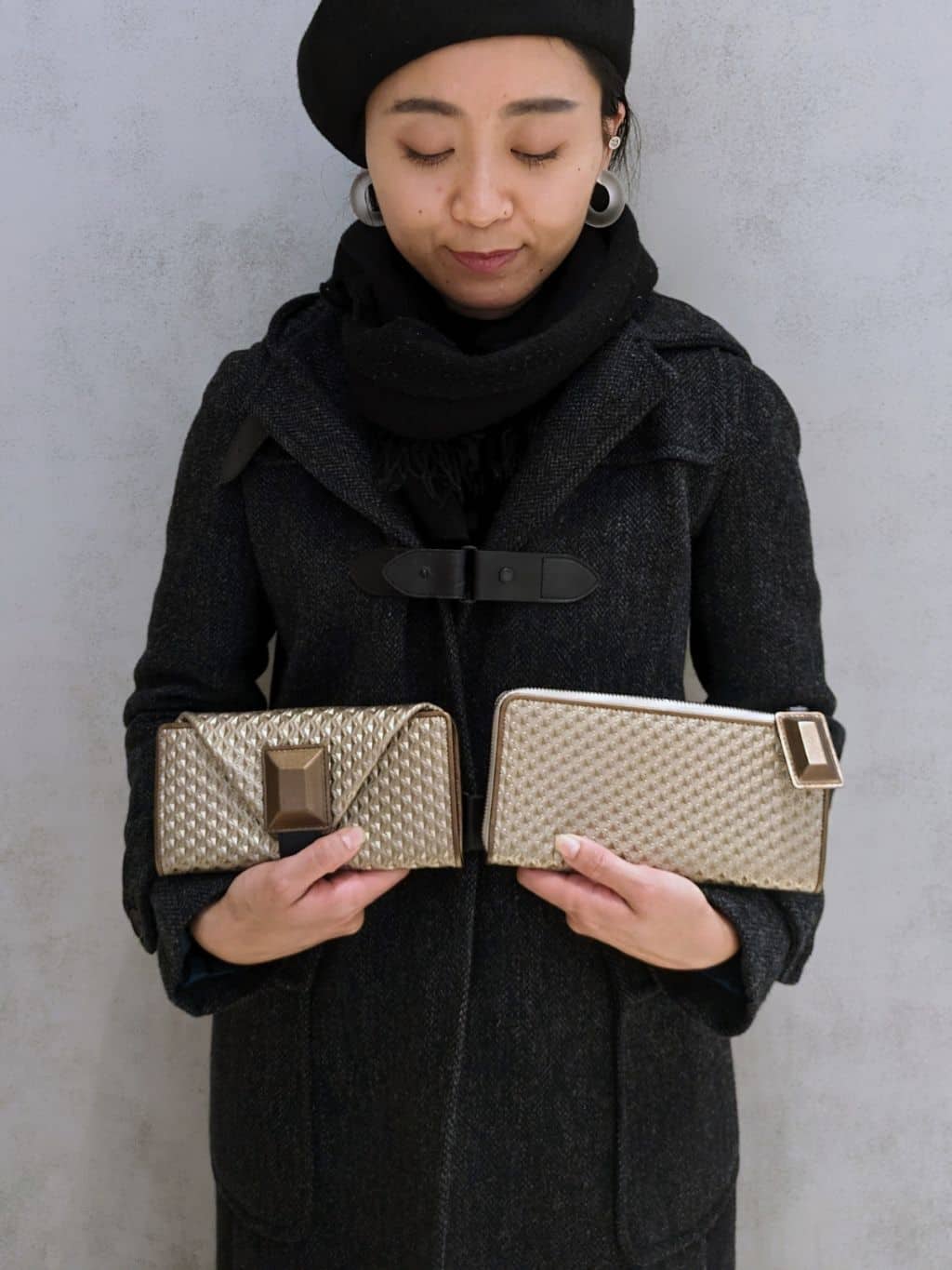 MTさんの「HIROKO HAYASHI｜CARATI（カラーティ）長財布ミニ」を使ったコーディネート