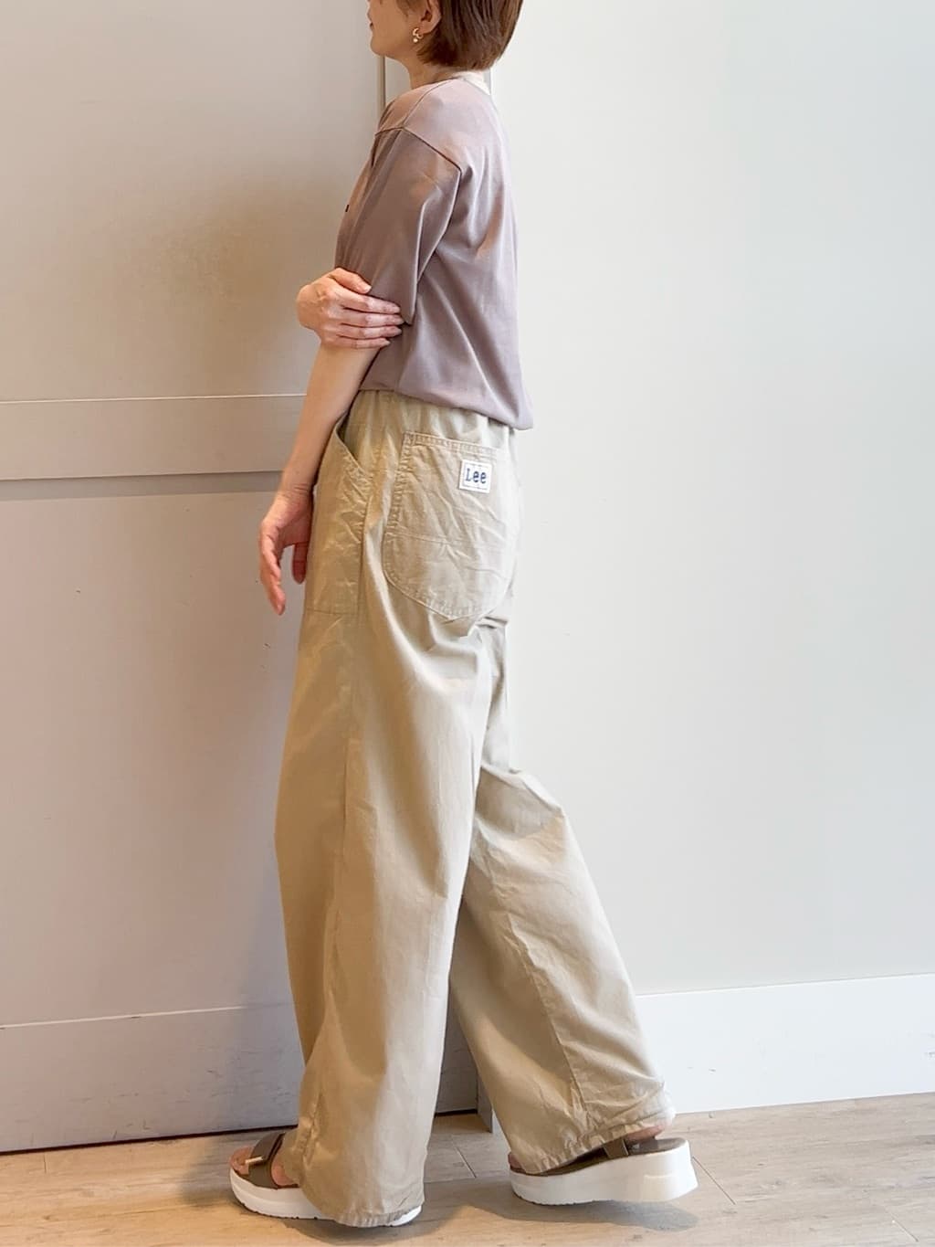 yamakoさんの「grove｜＜Lee&times;grove（別注色あり）＞ PAINTER PANTS」を使ったコーディネート