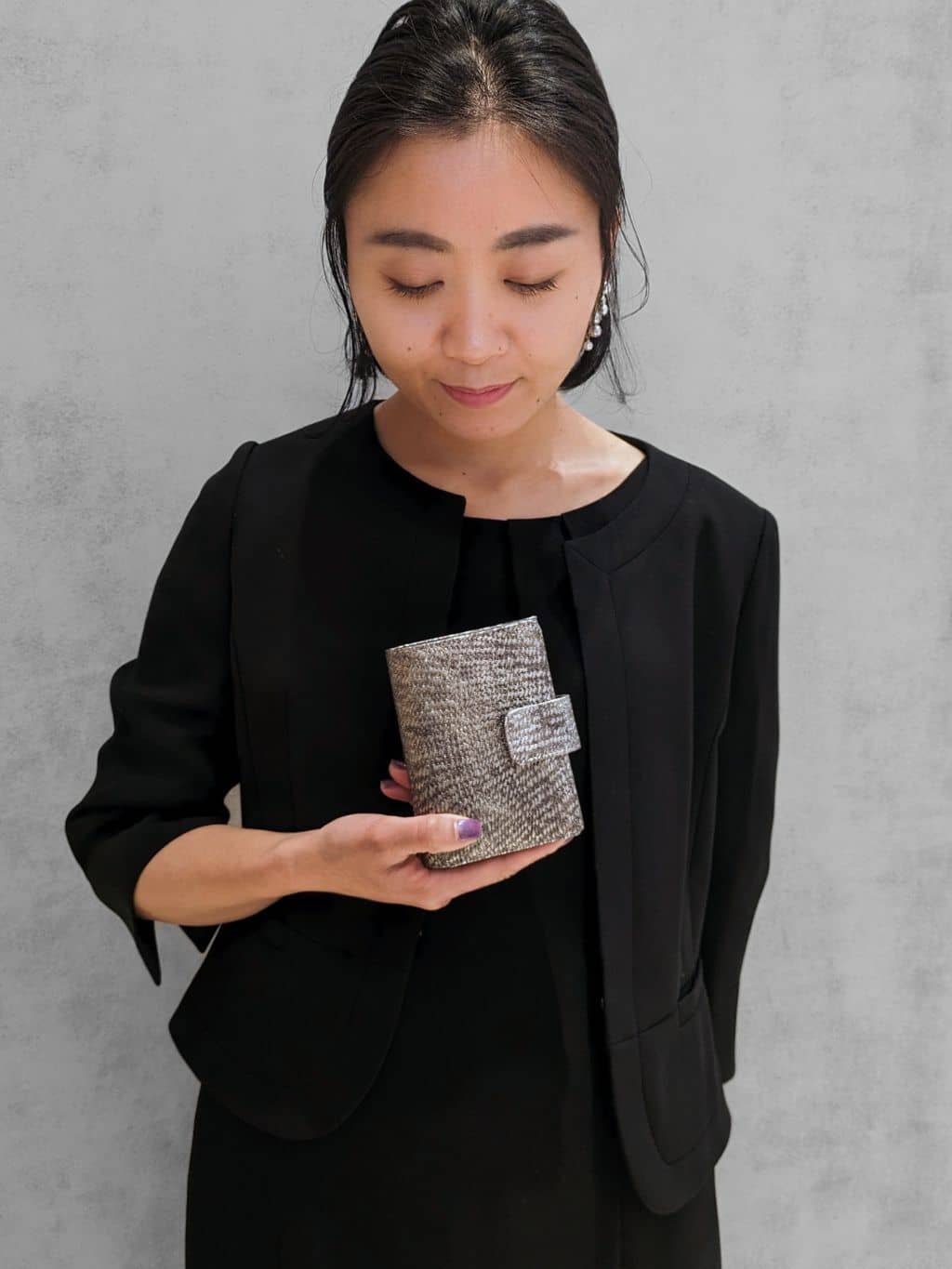 MTさんの「HIROKO HAYASHI｜DAMASCO（ダマスコ）二つ折り財布」を使ったコーディネート