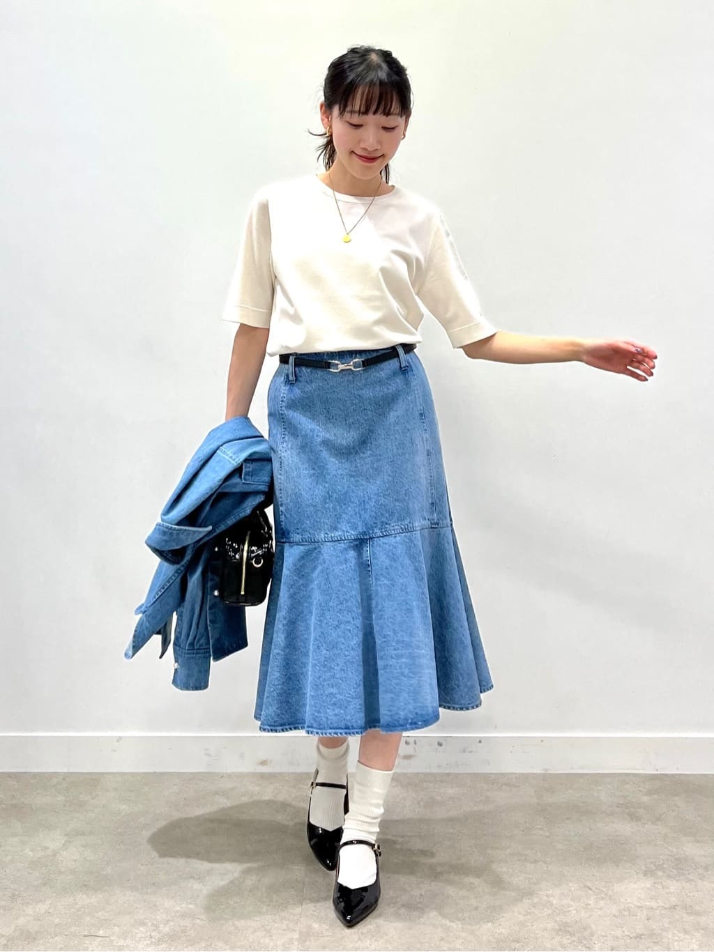 kaaiさんの「UNTITLED｜【追加5/本革/日本製】フリーフックベルト」を使ったコーディネート