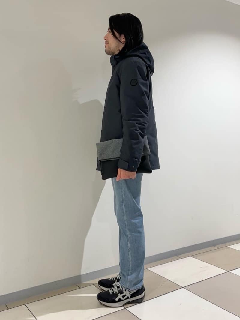 及川さんの「TAKEO KIKUCHI｜【2WAY】ショルダー クラッチバッグ」を使ったコーディネート