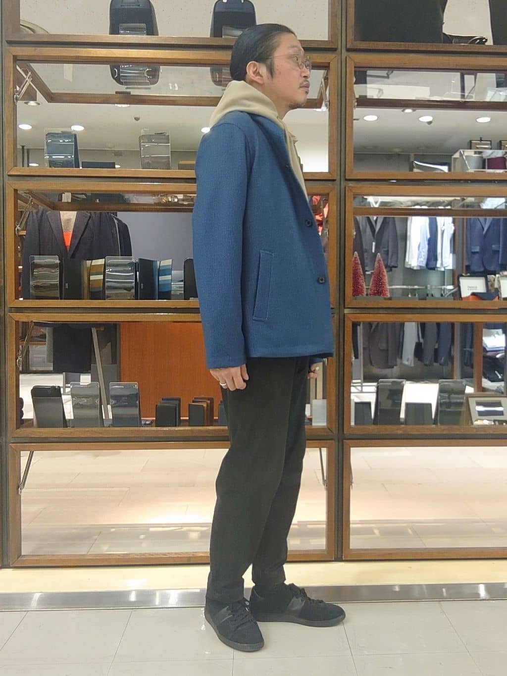 かしげるさんの「TAKEO KIKUCHI｜【DOWN FABRIC】ダウンファブリック スタンドカラーブルゾン」を使ったコーディネート