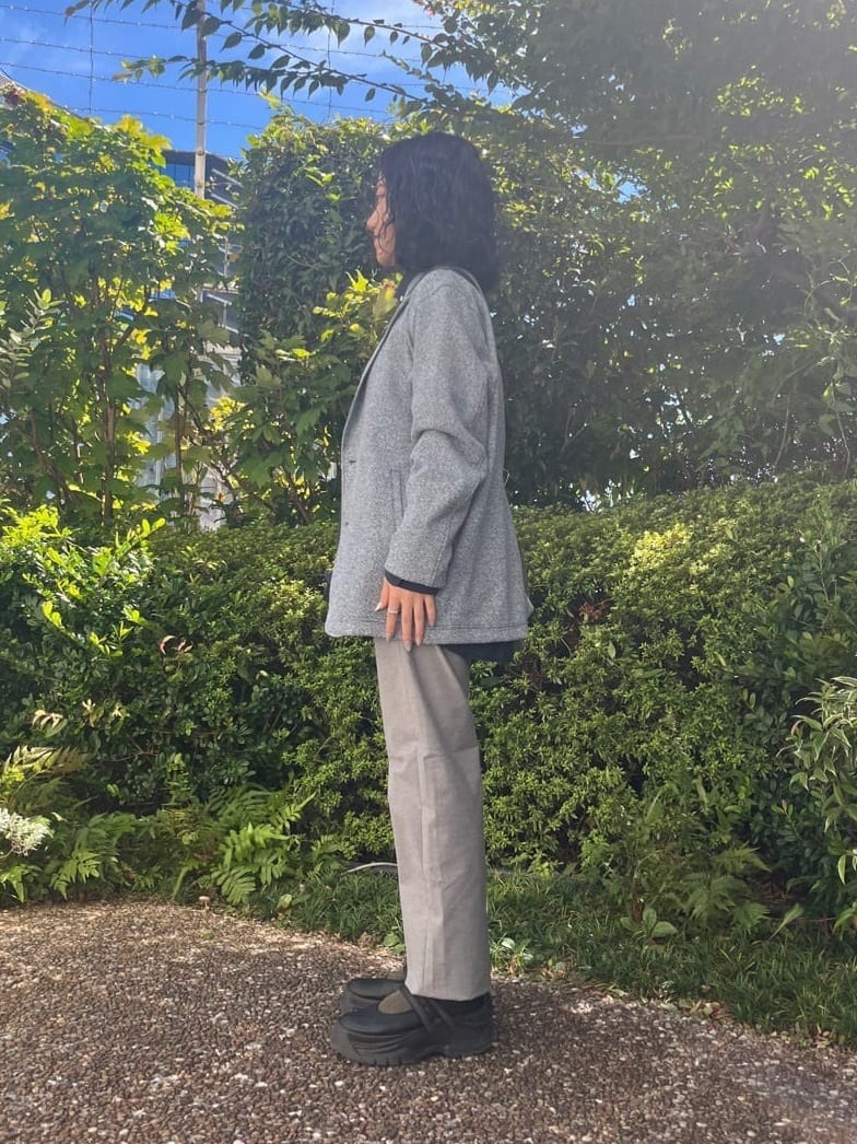 みちゃおさんの「TAKEO KIKUCHI｜【Made in JAPAN】播州織 ストレッチ パンツ」を使ったコーディネート