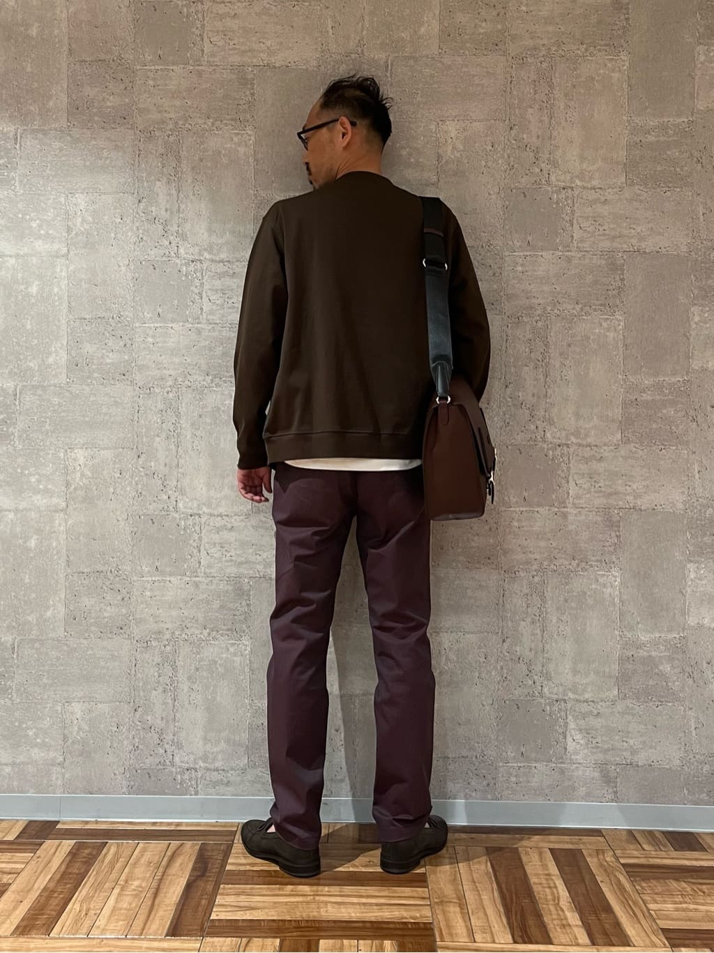 セッキーさんの「TAKEO KIKUCHI｜【全7サイズ&times;8色展開！】トップマルチヘリンボン パンツ」を使ったコーディネート