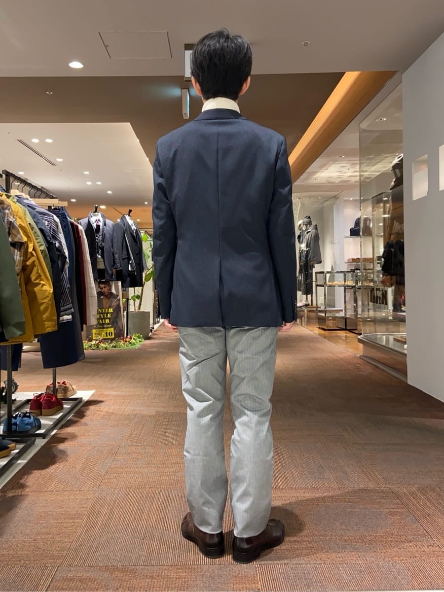 わいずみさんの「TAKEO KIKUCHI｜【全7サイズ&times;8色展開！】トップマルチヘリンボン パンツ」を使ったコーディネート
