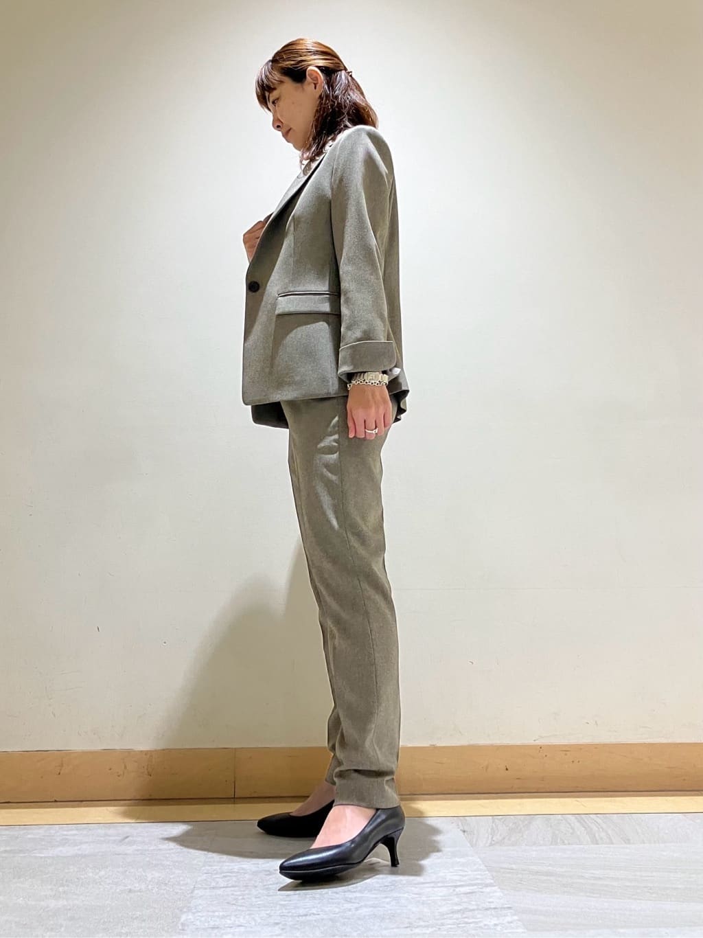 ひろみさんの「UNTITLED｜【日本製・本革】Comfit Dresser Pumps（コンフィットドレッサーパンプス）」を使ったコーディネート