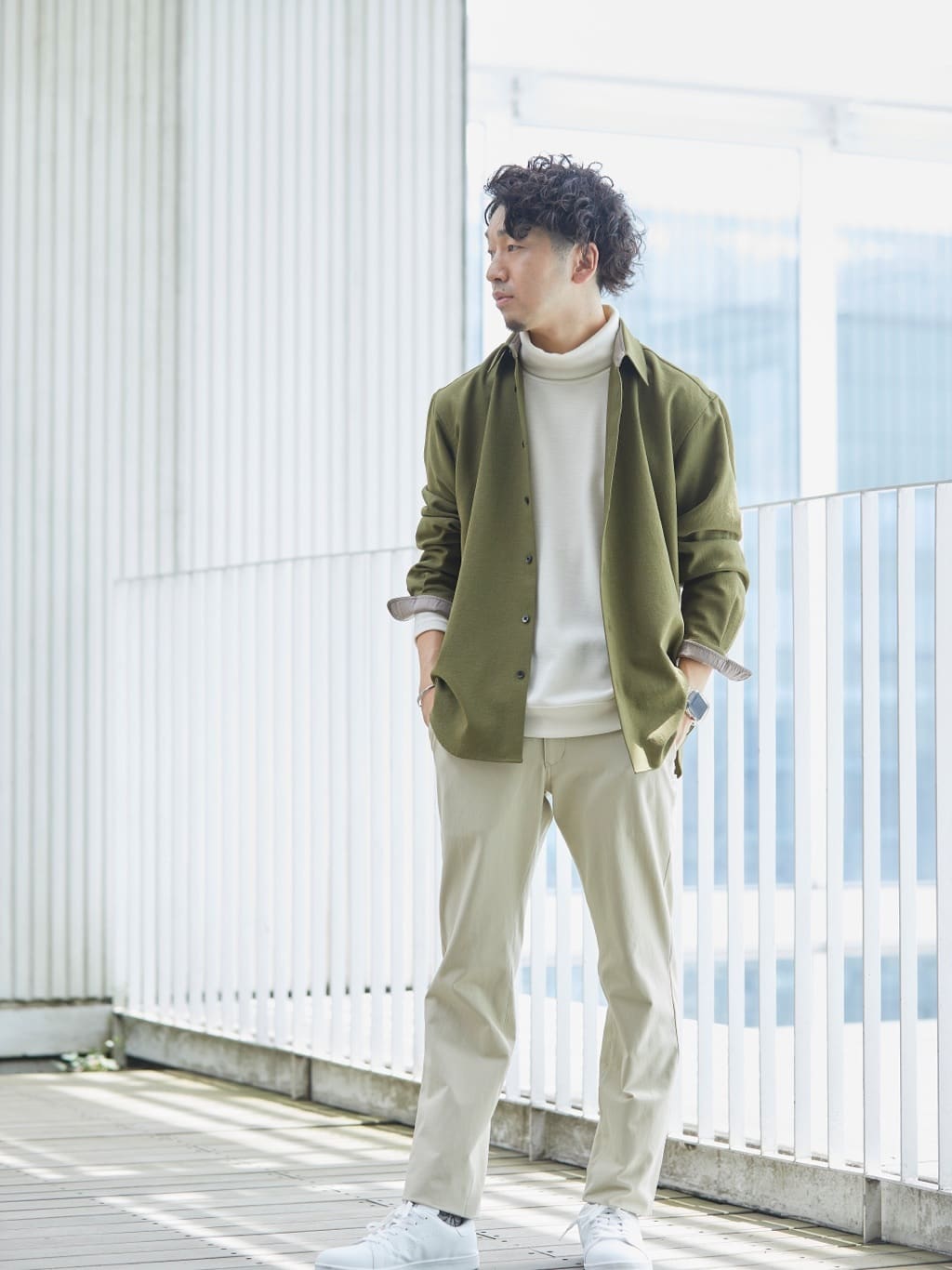 中嶋弘樹さんの「TAKEO KIKUCHI｜」を使ったコーディネート