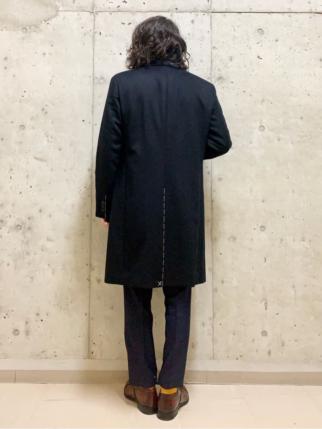 木村剛さんの「TAKEO KIKUCHI｜ウールカシミヤブレンド チェスターコート」を使ったコーディネート