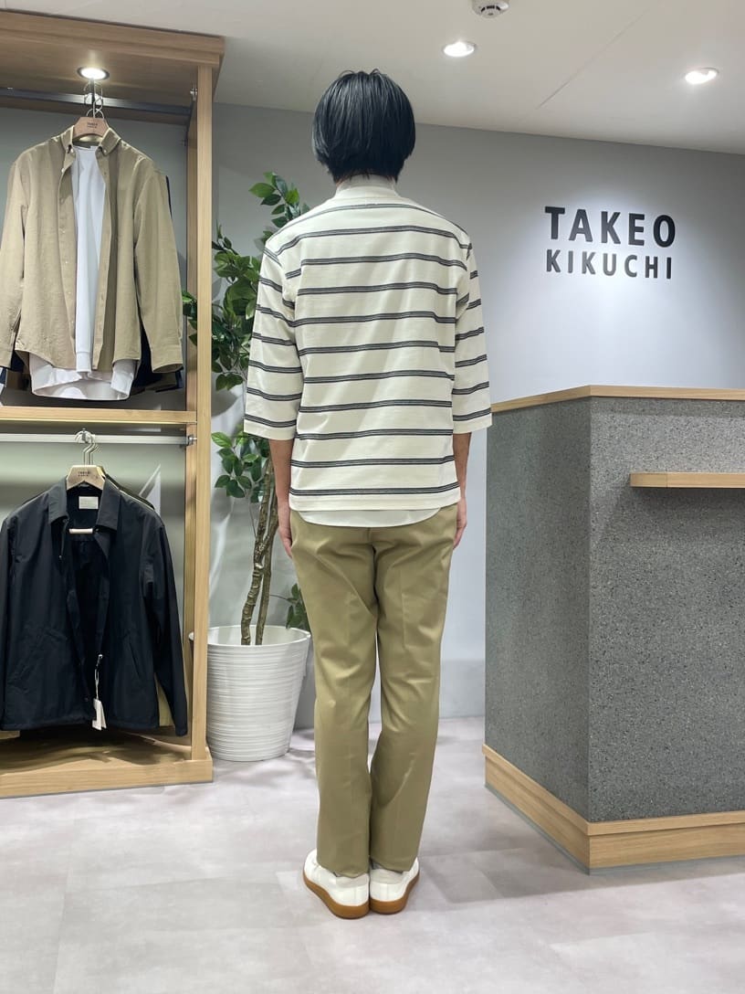 TAKE✳︎さんの「TAKEO KIKUCHI｜【オフィスカジュアル対応】ドレス チノパンツ」を使ったコーディネート