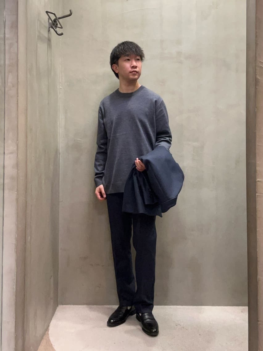 コウノ モトヤさんの「TAKEO KIKUCHI｜【DOWN FABRIC】ダウンファブリック ドレスパンツ / セットアップ対応」を使ったコーディネート