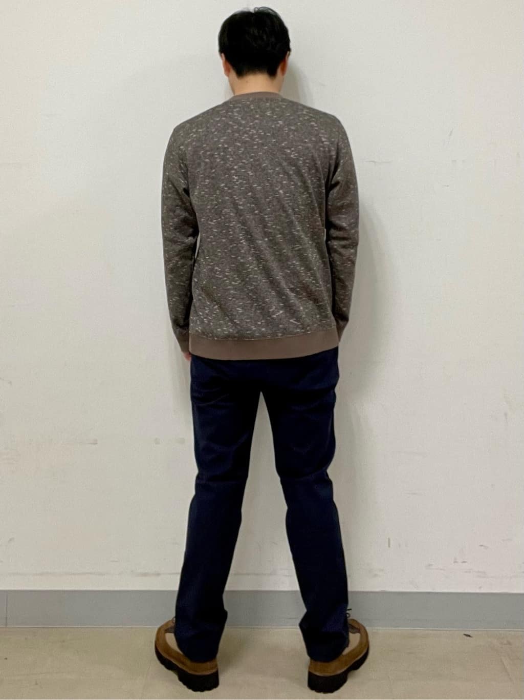 中村さんの「TAKEO KIKUCHI｜【Made in JAPAN】播州織 ヘリンボン ストレート パンツ」を使ったコーディネート