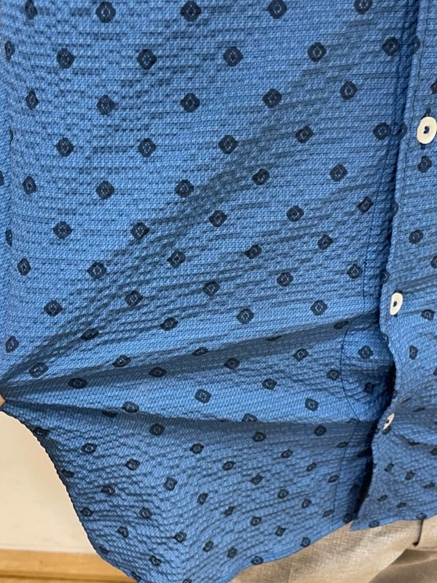 TAKE✳︎さんの「TAKEO KIKUCHI｜【抗菌防臭】COOL DOTS（R）ドビープリント パンツ」を使ったコーディネート