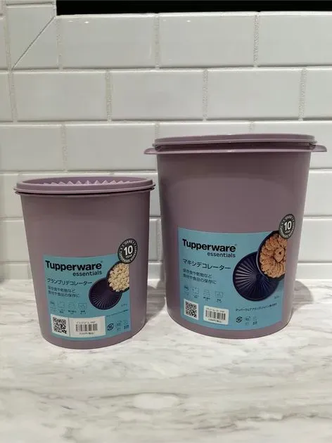 グランプリ デコレーター L プラム ＜Tupperware タッパーウェア