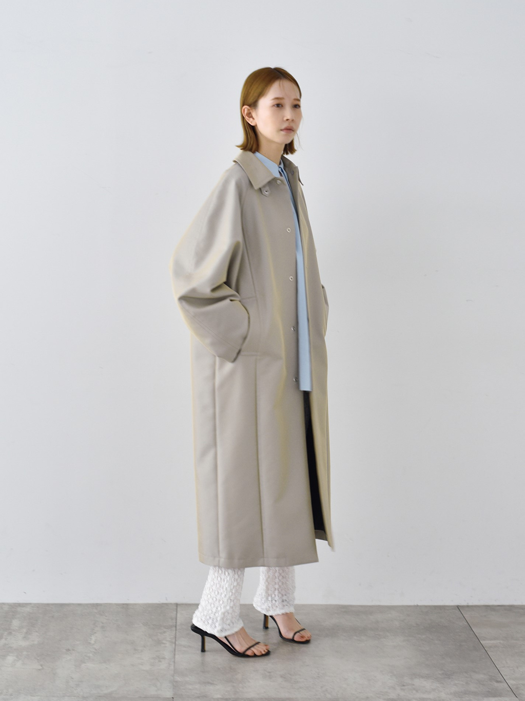 harekoさんの「CODE A｜balmacaan coat」を使ったコーディネート