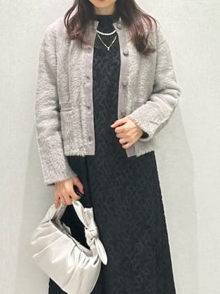 Miwaさんの「UNTITLED｜【日本製／2WAY衿】スタンドカラー ロングコート」を使ったコーディネート