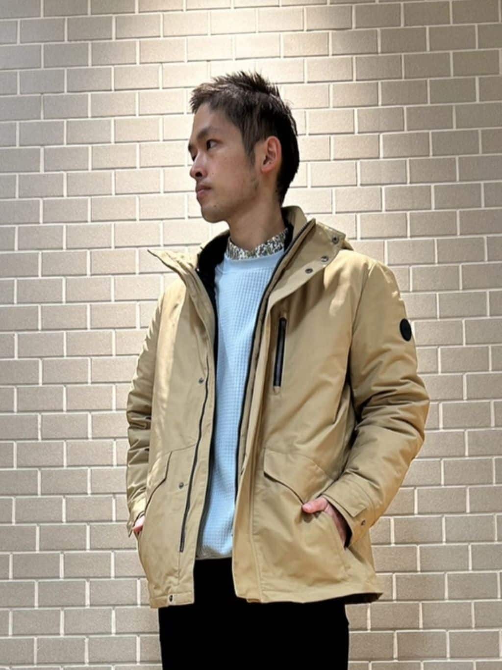 カニぞうさんの「TAKEO KIKUCHI｜【Sサイズ～】ストレッチ デニム パンツ」を使ったコーディネート