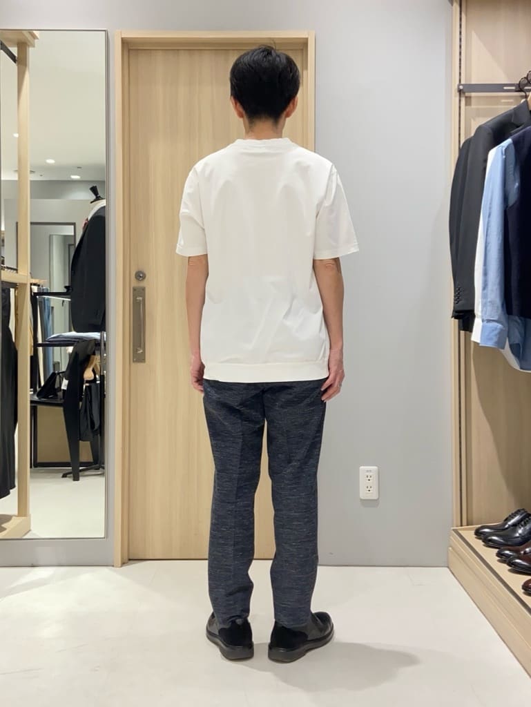 わいずみさんの「TAKEO KIKUCHI｜【尾州織】リネンブレンド メッシュ ジャケット」を使ったコーディネート