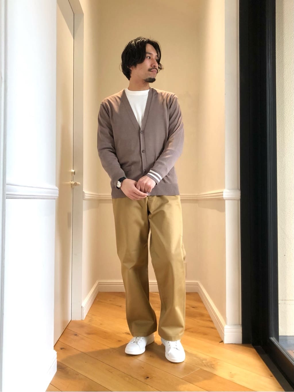 kawarataniさんの「DRESSTERIOR｜エクスクルーシブフライスロングTシャツ」を使ったコーディネート